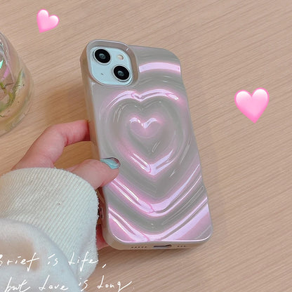 Heart Shaped Soft Silicone Shockproof Cover