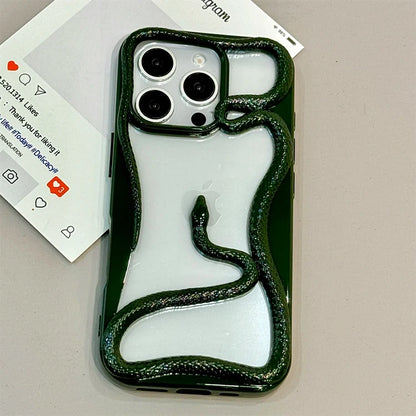 Luxury 3D Snake Hollow Phone Case