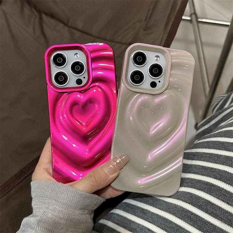 Heart Shaped Soft Silicone Shockproof Cover