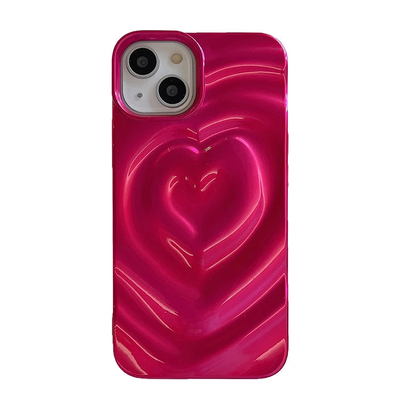 Heart Shaped Soft Silicone Shockproof Cover