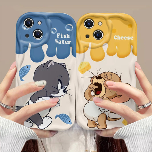 Cartoon 3D Wave Case