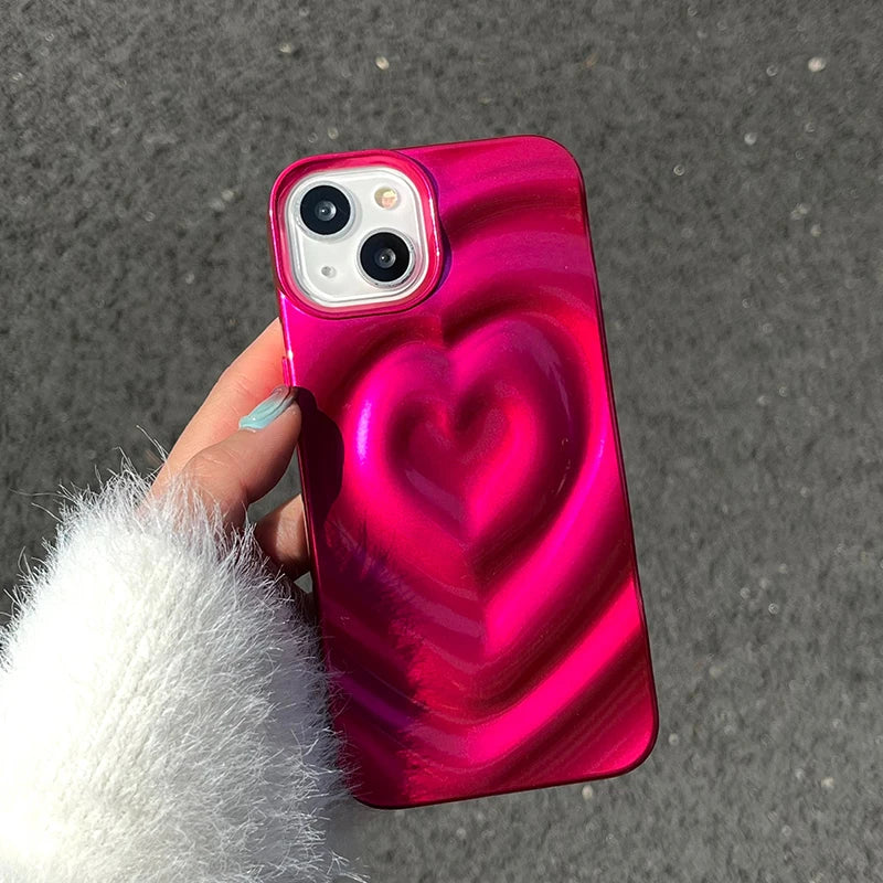 Heart Shaped Soft Silicone Shockproof Cover