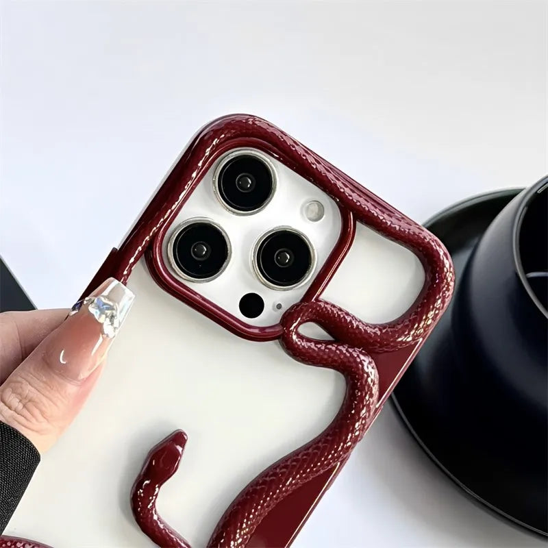 Luxury 3D Snake Hollow Phone Case