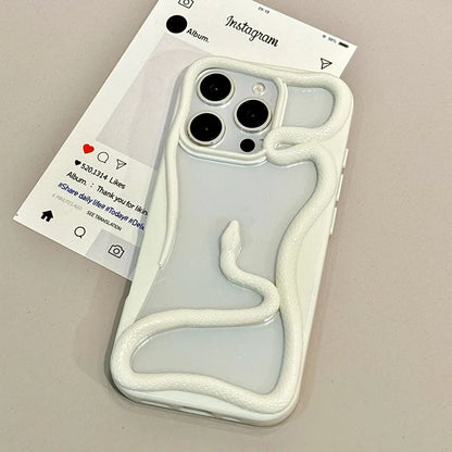 Luxury 3D Snake Hollow Phone Case