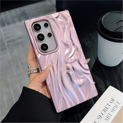 Luxury Matte Wrinkle Fold Texture Phone Case