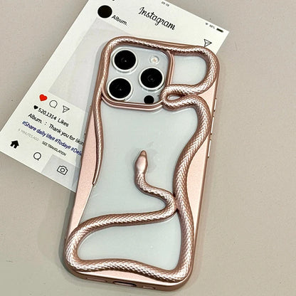 Luxury 3D Snake Hollow Phone Case