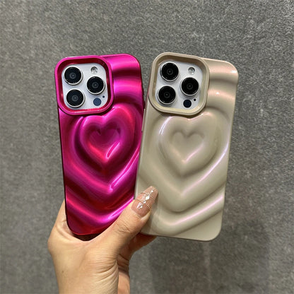 Heart Shaped Soft Silicone Shockproof Cover