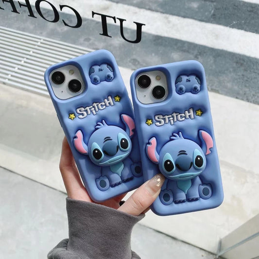 Stitch Head Grip with Tok Holder Phone Case