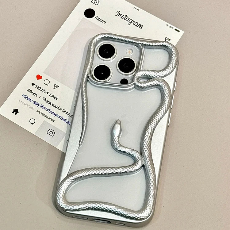 Luxury 3D Snake Hollow Phone Case