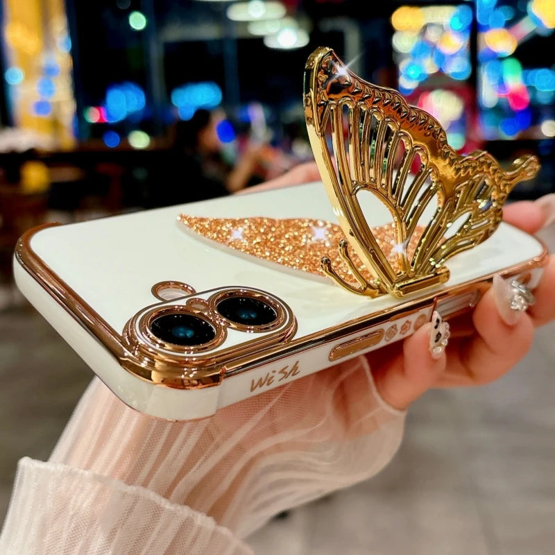 Butterfly Holder Stand Phone Case