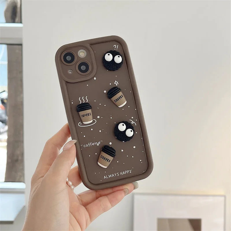 3D Coffee Toy Phone Case