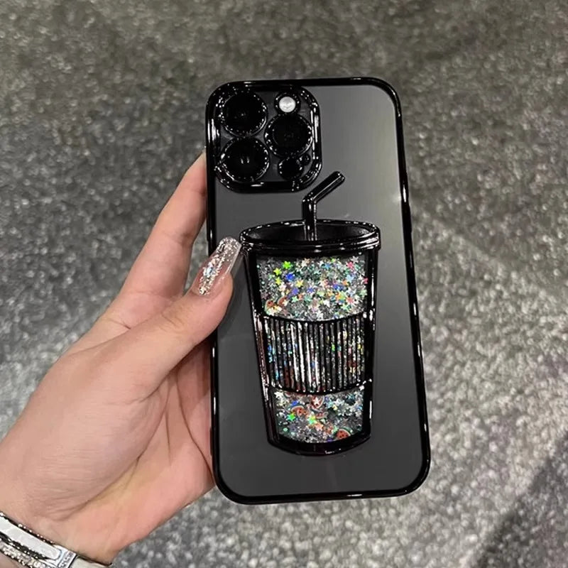 Glitter Cup Liquid Quicksand Case