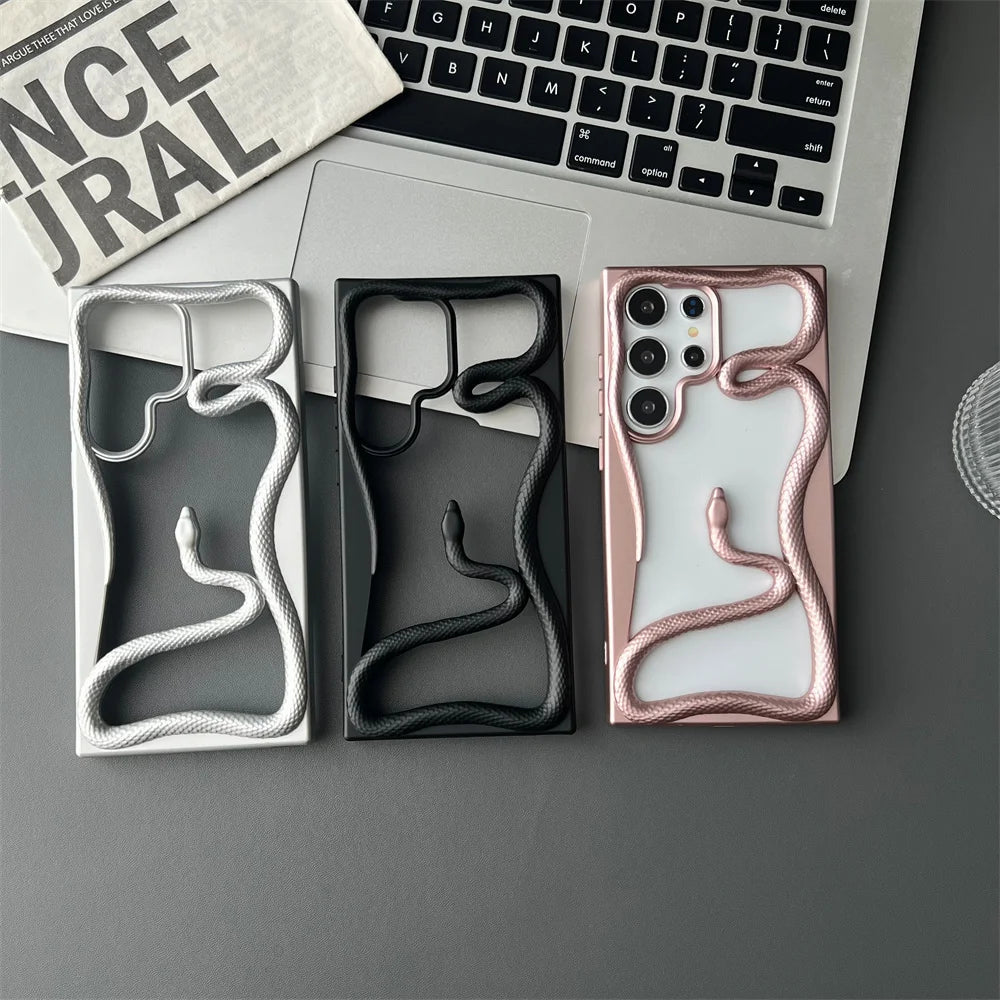 Luxury 3D snake pattern Case